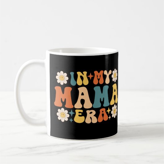 Groovy in mijn mama tijdperk Moederdag Koffiemok (Links)