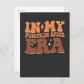 Groovy In Mijn Pompoen Spice Era Herfst Halloween Uitnodiging Briefkaart (Voorkant / Achterkant)