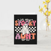 Groovy In Mijn Spokerige Oom/Tante Tijdperk Retro  Kaart (Gele Bloem)