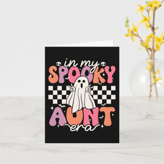 Groovy In Mijn Spokerige Oom/Tante Tijdperk Retro  Kaart (Gele Bloem)