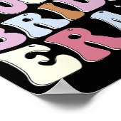 Groovy In Mijn Spooky Bruid Tijdperk Poster (Hoek)