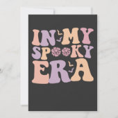 Groovy In Mijn Spooky Era Herfst Halloween Ghost R Kaart (Voorkant)