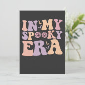 Groovy In Mijn Spooky Era Herfst Halloween Ghost R Kaart (Staand voorkant)