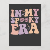 Groovy In Mijn Spooky Era Herfst Halloween Ghost R Uitnodiging Briefkaart (Voorkant)