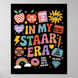 Groovy In Mijn Ster Tijdperk Leraar Rock De Test T Poster