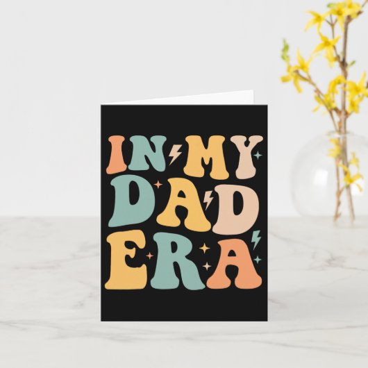 Groovy in mijn vaders tijdperk Vaderdag  Kaart (Gele Bloem)