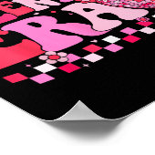 Groovy in mijn Valentijn tijdperk Valentijnsdag Sh Poster (Hoek)