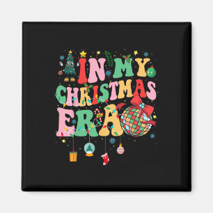 Groovy In My Christmas Era Family Matching Merry C Magneet