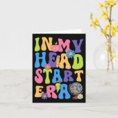 Groovy In My Head Start Era Headstart Eerste Dag V Kaart (Gele Bloem)