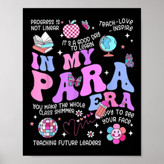 Groovy In My Para Era  Paraprofessional Par Poster (Voorkant)