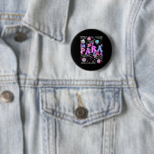 Groovy In My Para Era Paraprofessional Par Ronde Button 5,7 Cm (In situ)