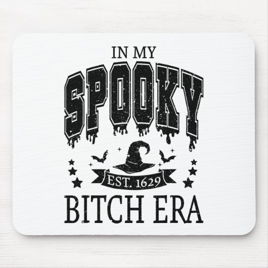 Groovy In My Spooky Era Skeleton Hand Halloween Muismat (Voorkant)