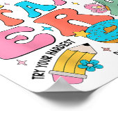 Groovy In My Starr Era Testing Day Teacher Kids Mo Poster (Hoek)