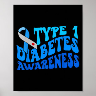 Groovy In november hebben we Blue Draag voor Diabe Poster