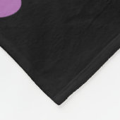 Groovy In september Draag we Blauwgroen en Paarse Fleece Deken (Hoek)