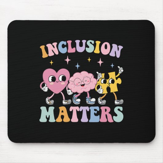 Groovy Inclusion Problems Autisme Bewustzijn Speci Muismat (Voorkant)