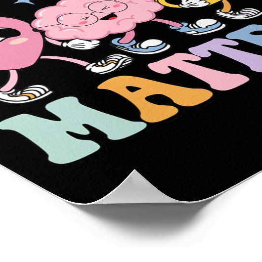 Groovy Inclusion Problems Autisme Bewustzijn Speci Poster (Hoek)