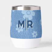 Groovy Indigo Bloom (Achterkant)