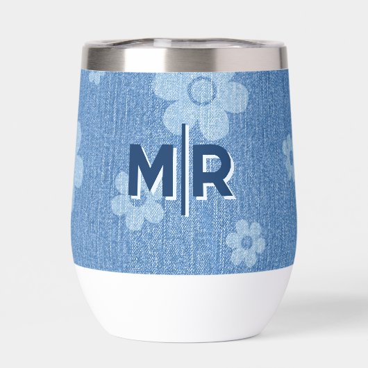 Groovy Indigo Bloom (Achterkant)