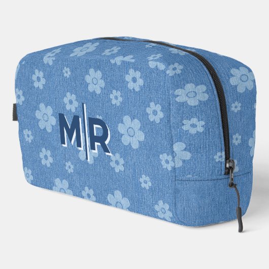 Groovy Indigo Bloom Toilettasje (Rechterhoek)