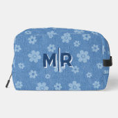 Groovy Indigo Bloom Toilettasje (Achterkant)