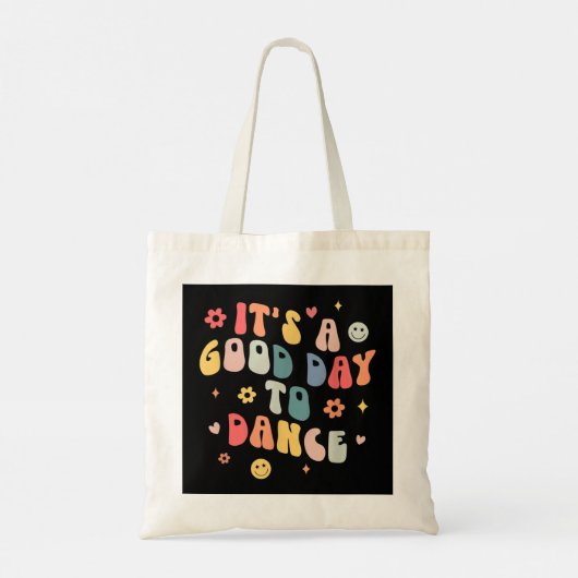 Groovy is een goede dag om grappige dansleraar te tote bag (Achterkant)