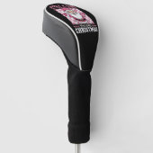 Groovy is gewoon een meisje dat houdt van Kerstmis Golfheadcover (Schuin)