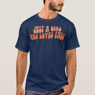 Groovy is gewoon een meisje dat van Herfst herfst T-shirt
