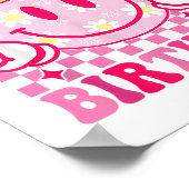 Groovy is mijn verjaardag vrouwen Tiener meisjes K Poster (Hoek)