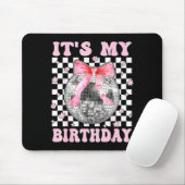 Groovy It's My Birthday Teens Girls Disco Ball Coq Muismat (Met muis)