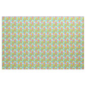 Groovy jaren 70 Bloemen Stof (Fat Quarter)