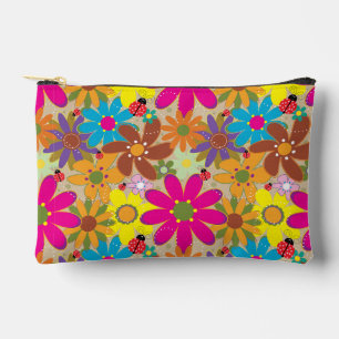 Groovy jaren 70 Hippie Bloemen Retro Bloemen Power Etui