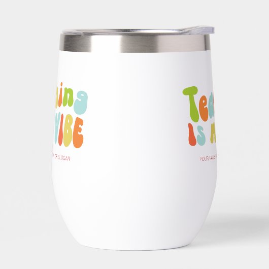 Groovy jaren 70 Onderwijs is mijn Vibe, Leraar (Links)