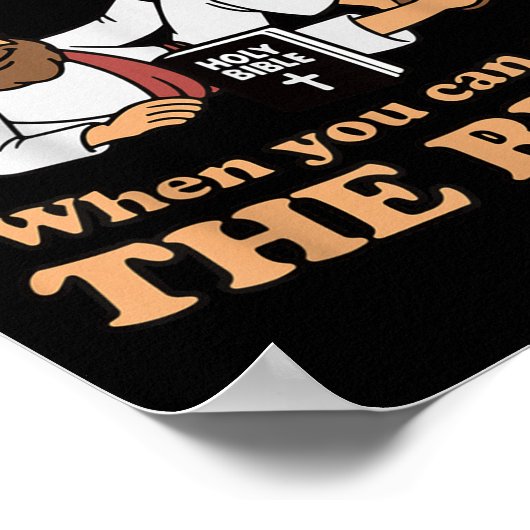 Groovy Jesus Why Open Your Legs When You Can Open  Poster (Hoek)