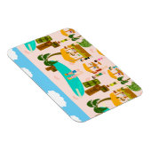 Groovy Jet Set Pool Party Magneet (Rechterzijde)