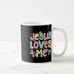 Groovy Jezus houdt van mij Bijbelse Christelijke K Koffiemok