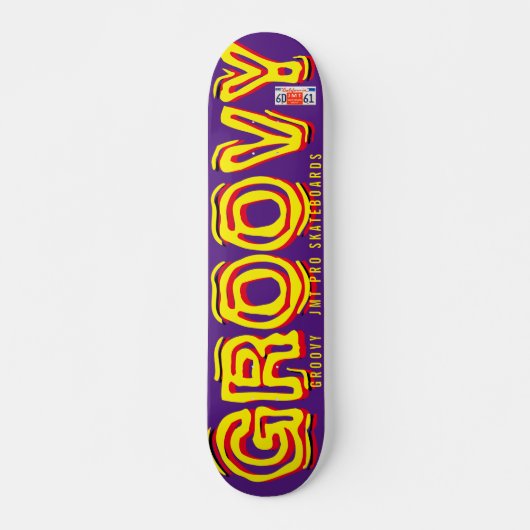 GROOVY JMT OFFICIËLE 7 3/4" Skateboard Deck (Voorkant)
