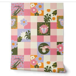 Groovy Jungle Nursery Tegelontwerp Behang