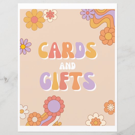 Groovy Kaarten & cadeaubord | Groovy-teken (Voorkant)