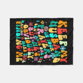 Groovy Keep My Husband In Your Prayers I Don't Hav Fleece Deken (Voorkant (Horizontaal))
