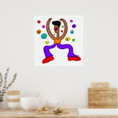 groovy kerel poster (Keuken)