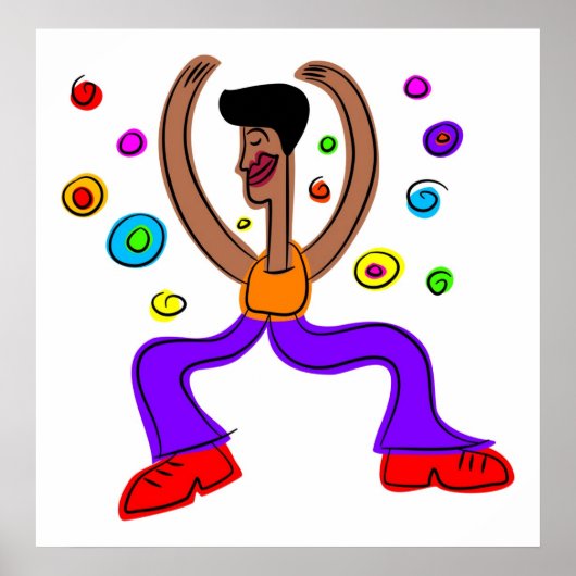 groovy kerel poster (Voorkant)