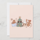 Groovy Kerst Onederful 2e Verjaardagsfeestje Kaart (Achterkant)