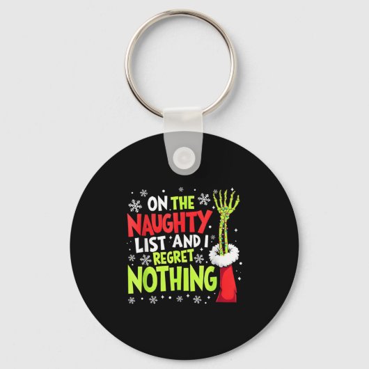 Groovy Kerst Shirten Pyjama PJS Funny op de L Sleutelhanger (Voorkant)