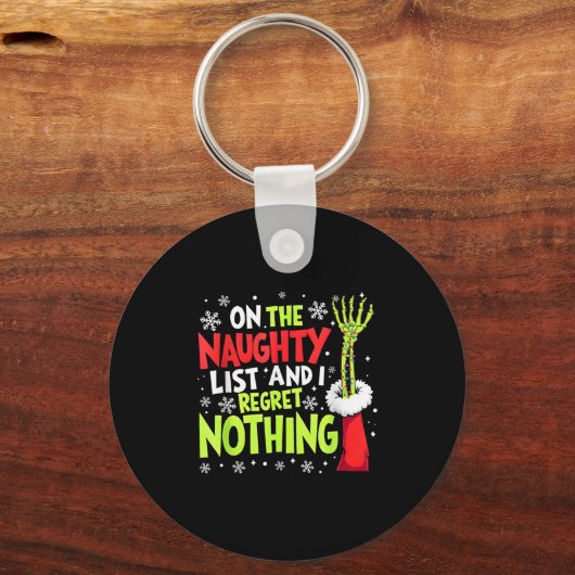 Groovy Kerst Shirten Pyjama PJS Funny op de L Sleutelhanger (Voorkant)