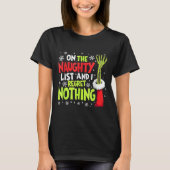 Groovy Kerst Shirten Pyjama PJS Funny op de L T-shirt (Voorkant)