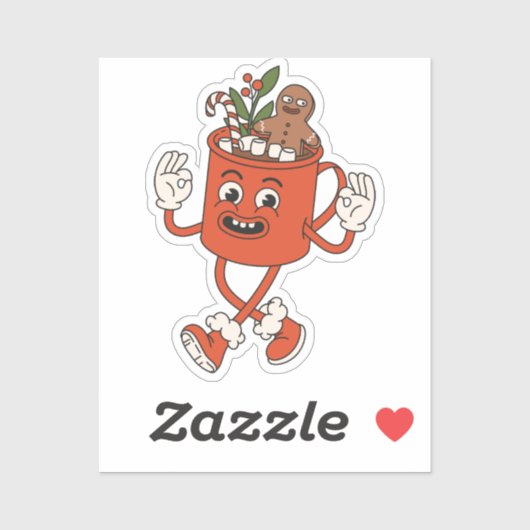 Groovy Kerst sticker (Vel)