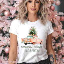Groovy Kerstauto Vakantie Retro