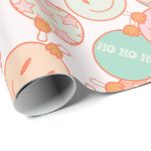 Groovy kerstballen cadeaupapier (Rol Hoek)