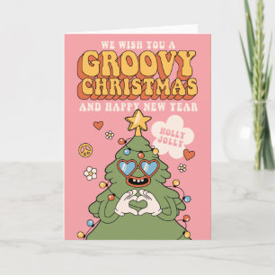 Groovy kerstboom - Holly Jolly Vibes Feestdagen Kaart